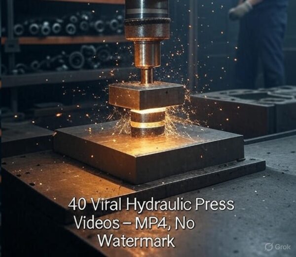 40 Viral Hydraulic Press Videos , No Watermark